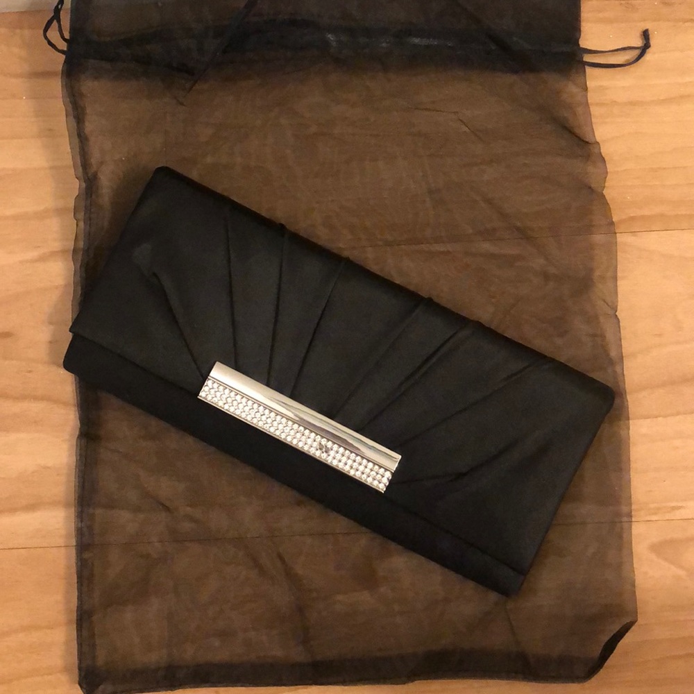 Black Sequinned Clutch